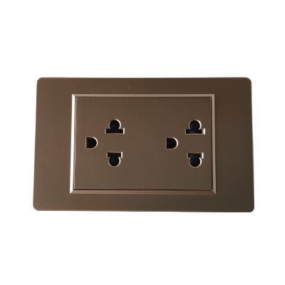 15A 118 Tipe American Standard Socket Gold Six-hole Socket 110-250V